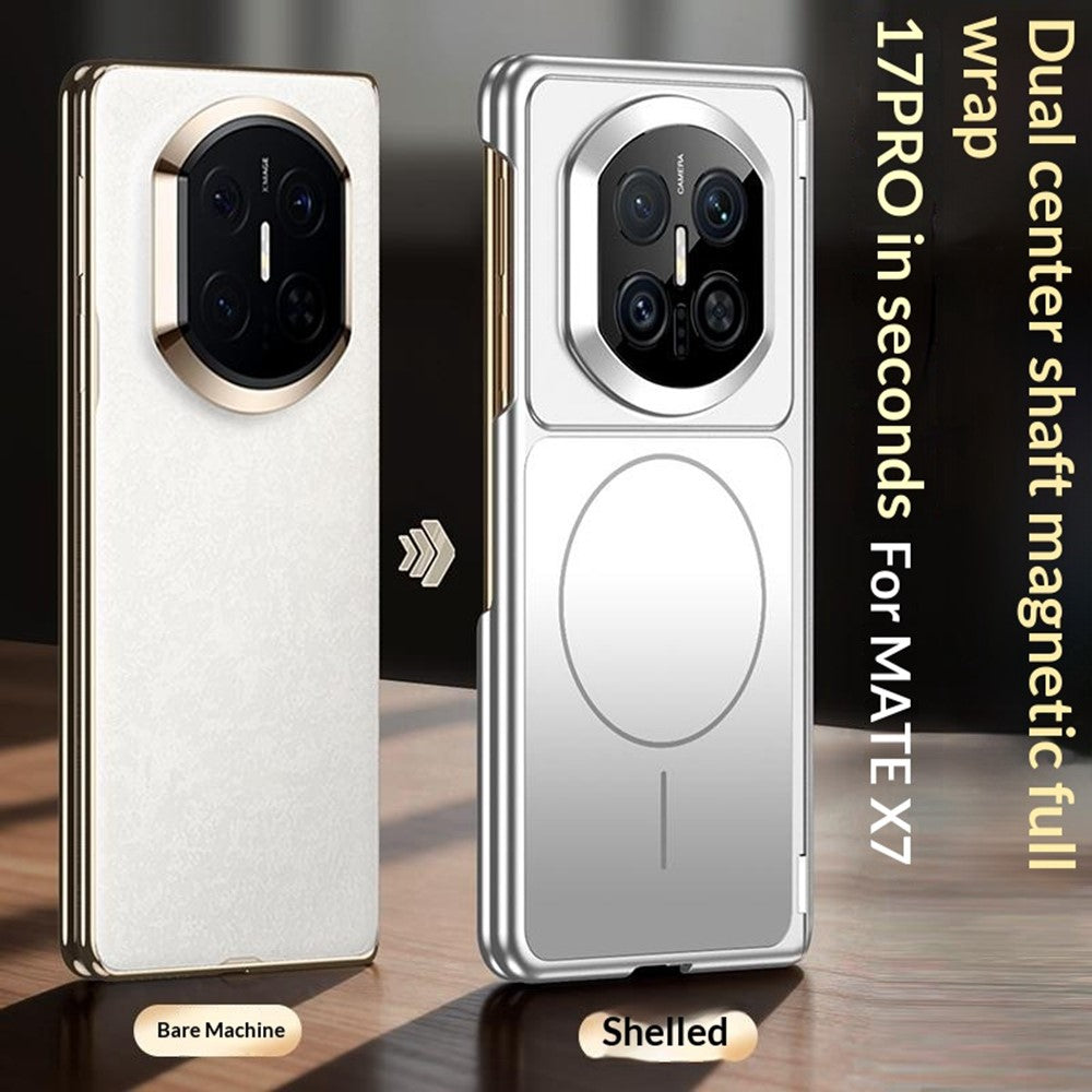 GKK For Huawei Mate X7 Magnetic Case Dual Center Shaft AG Matte Phone Cover