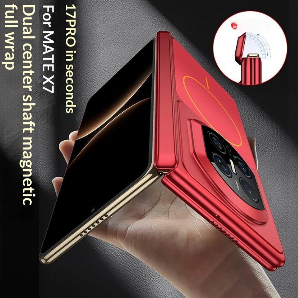 GKK For Huawei Mate X7 Magnetic Case Dual Center Shaft AG Matte Phone Cover