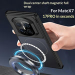GKK For Huawei Mate X7 Magnetic Case Dual Center Shaft AG Matte Phone Cover