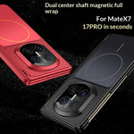 GKK For Huawei Mate X7 Magnetic Case Dual Center Shaft AG Matte Phone Cover