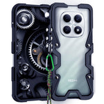 For Xiaomi Redmi Note 15 4G (Global) Bumper Case Aluminium Alloy Metal Phone Shell Cover with Strap