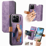 For Honor 400 Smart 4G / 400 Smart 5G / X7d 4G Case Wallet Retro Leather Phone Cover with Wristband Kickstand