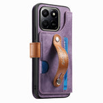 For Honor 400 Smart 4G / 400 Smart 5G / X7d 4G Case Wallet Retro Leather Phone Cover with Wristband Kickstand