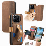 For Honor 400 Smart 4G / 400 Smart 5G / X7d 4G Case Wallet Retro Leather Phone Cover with Wristband Kickstand