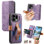For Oppo Find X9 5G Case Wallet Retro Leather Phone Cover with Wristband Kickstand
