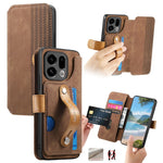 For Oppo Find X9 5G Case Wallet Retro Leather Phone Cover with Wristband Kickstand