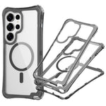For Samsung Galaxy S26 Ultra Magnetic Case PC + TPU 3 in 1 Drop-proof Clear Phone Cover
