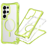 For Samsung Galaxy S26 Ultra Magnetic Case PC + TPU 3 in 1 Drop-proof Clear Phone Cover