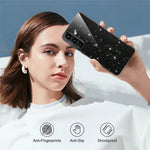 Samsung Galaxy S25+ / S24+ Magnetiskt skal Glitter TPU Stötsäkert Mobilskal med Snodd