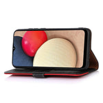 KHAZNEH For Honor X8d 4G Case RFID Blocking Wallet Litchi Texture PU Leather Phone Cover with Strap