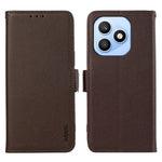 ABEEL For Honor X8d 4G Cover Litchi-tekstur læder RFID-blokerende telefoncover