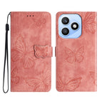 For Honor X8d 4G Case Butterfly Design Flip Wallet Leather Phone Cover Skin-Touch