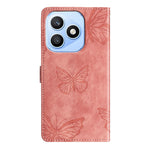 For Honor X8d 4G Case Butterfly Design Flip Wallet Leather Phone Cover Skin-Touch