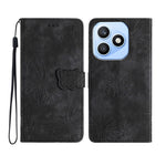 For Honor X8d 4G Case Butterfly Design Flip Wallet Leather Phone Cover Skin-Touch