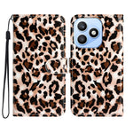 For Honor X8d 4G Pung Etui Trykt Mønster PU Læder Stander Telefon Cover med Rem