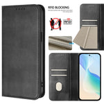 For Xiaomi Poco X8 Pro 5G / Xiaomi Redmi Turbo 5 5G Wallet Cases Retro Texture RFID Blocking Leather Phone Cover