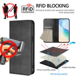 For Xiaomi Poco X8 Pro 5G / Xiaomi Redmi Turbo 5 5G Wallet Cases Retro Texture RFID Blocking Leather Phone Cover