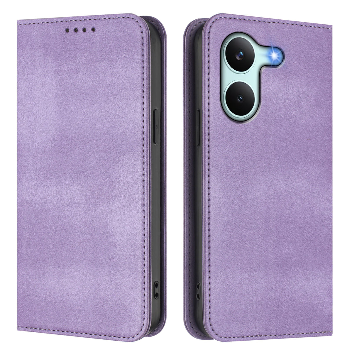 For Xiaomi Poco X8 Pro 5G / Xiaomi Redmi Turbo 5 5G Wallet Cases Retro Texture RFID Blocking Leather Phone Cover