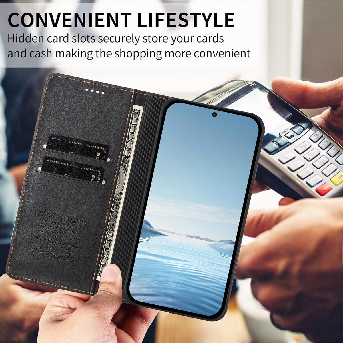 For Xiaomi Poco X8 Pro 5G / Xiaomi Redmi Turbo 5 5G Leather Wallet Case Magnetic Closure RFID Blocking Phone Cover