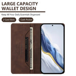 For Honor X8d 4G Case RINACASIS RC23 RFID Blocking Wallet Stand PU Leather Phone Cover