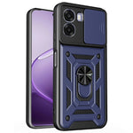 For Oppo A6x 4G / A6x 5G Case with Slide Camera Lid PC + TPU Kickstand Phone Cover