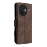 AZNS A2 for Xiaomi Redmi K80 5G  /  Poco F7 Pro 5G Leather Case with Wrist Strap RFID Blocking Wallet Stand Phone Cover