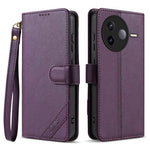AZNS A2 for Xiaomi Redmi K80 5G  /  Poco F7 Pro 5G Leather Case with Wrist Strap RFID Blocking Wallet Stand Phone Cover