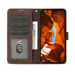 AZNS A2 for Xiaomi Redmi K80 Pro 5G  /  Poco F7 Ultra 5G Leather Case with Wrist Strap RFID Blocking Wallet Stand Phone Cover