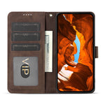 AZNS A2 för Xiaomi Redmi Note 14 5G Läderfodral med Handledsrem RFID-blockerande Plånboksfodral