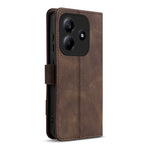 AZNS A2 for Xiaomi Redmi Note 14 5G Leather Case with Wrist Strap RFID Blocking Wallet Stand Phone Cover