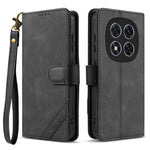 AZNS A2 for Xiaomi Redmi Note 14 Pro 5G  /  Poco X7 5G Leather Case with Wrist Strap RFID Blocking Wallet Stand Phone Cover