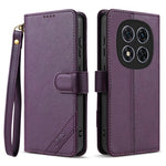 AZNS A2 for Xiaomi Redmi Note 14 Pro 5G  /  Poco X7 5G Leather Case with Wrist Strap RFID Blocking Wallet Stand Phone Cover