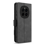 AZNS A2 for Honor Magic7 5G Leather Case with Wrist Strap RFID Blocking Wallet Stand Phone Cover
