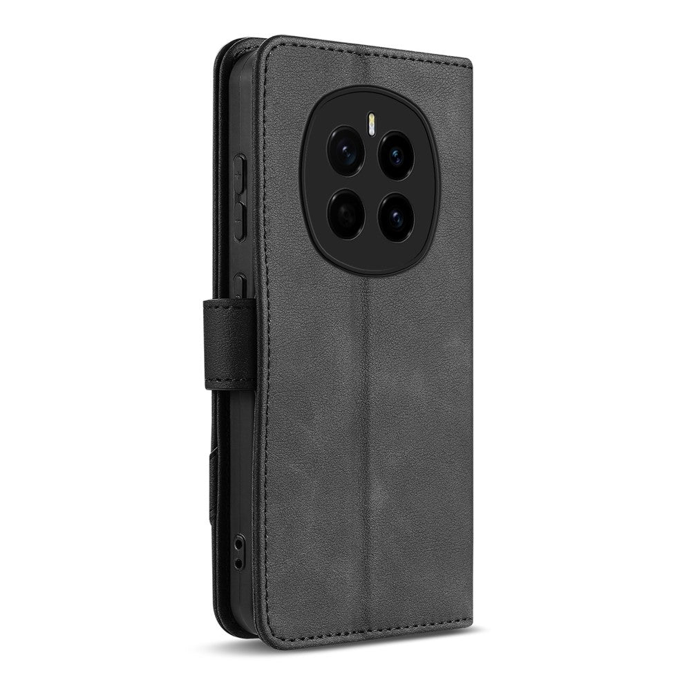AZNS A2 for Honor Magic7 5G Leather Case with Wrist Strap RFID Blocking Wallet Stand Phone Cover