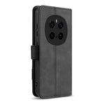AZNS A2 for Honor Magic7 Pro 5G Leather Case with Wrist Strap RFID Blocking Wallet Stand Phone Cover