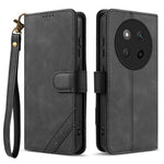 AZNS A2 Phone Case for Honor X60 Pro 5G  /  X9c 5G  /  Magic7 Lite 5G Leather Case with Wrist Strap RFID Blocking Wallet Stand Phone Cover