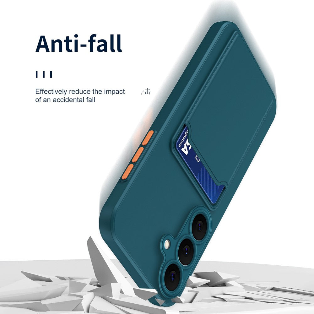 Samsung Galaxy A37 5G-skal Flexibelt TPU-mobilskal med bakre kortplats
