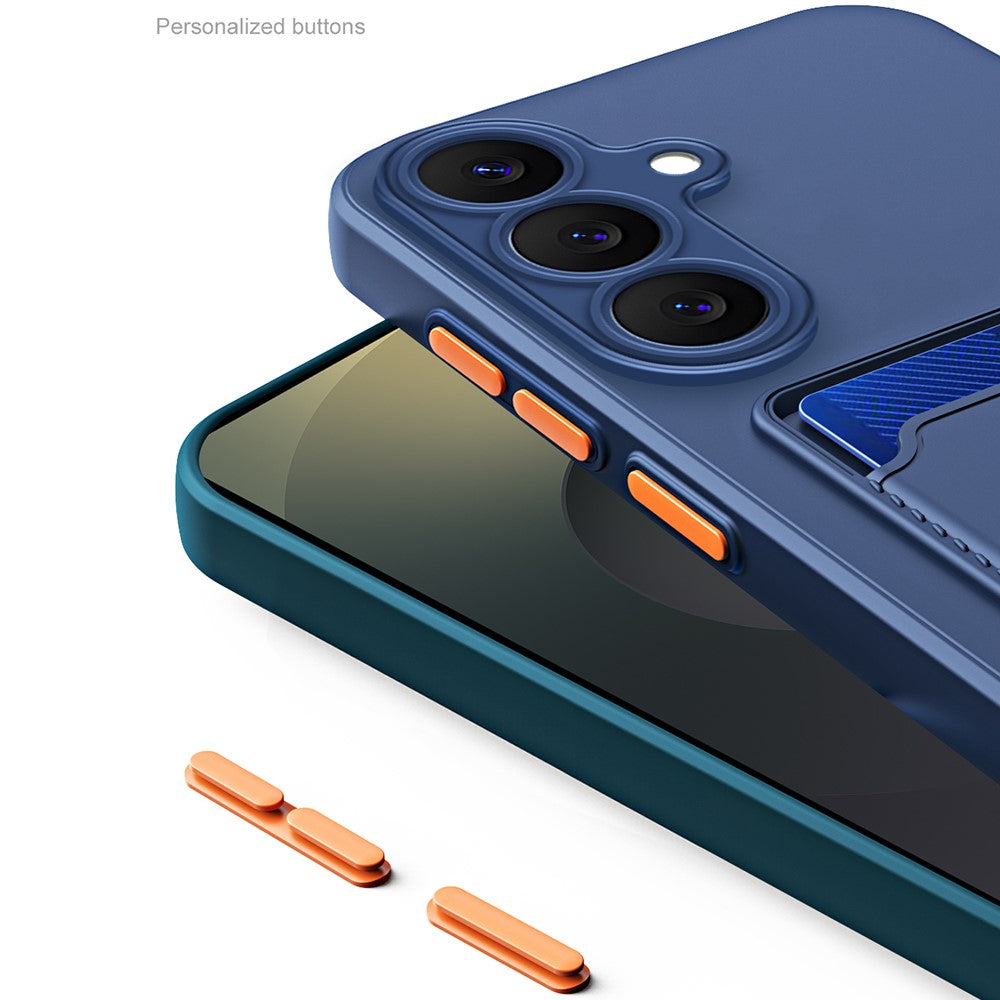 Samsung Galaxy A37 5G-skal Flexibelt TPU-mobilskal med bakre kortplats