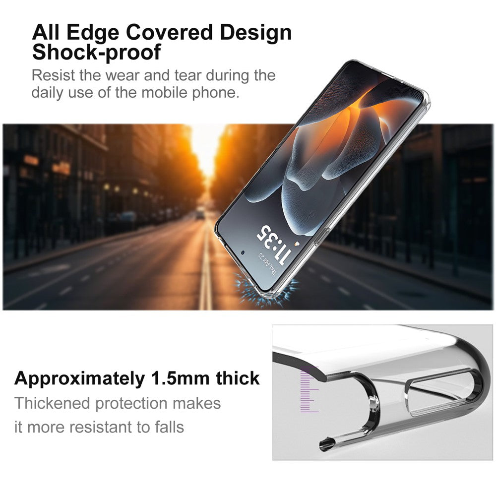 IMAK UX-10-serien telefoncover til Motorola Edge 70 Ultra 5G / Moto X70 Air Pro 5G / Signature 5G blødt TPU-bagcover