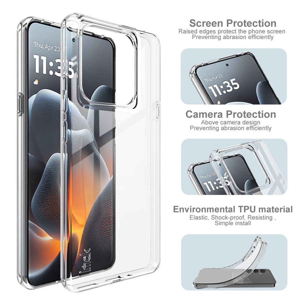 IMAK UX-10-serien telefoncover til Motorola Edge 70 Ultra 5G / Moto X70 Air Pro 5G / Signature 5G blødt TPU-bagcover