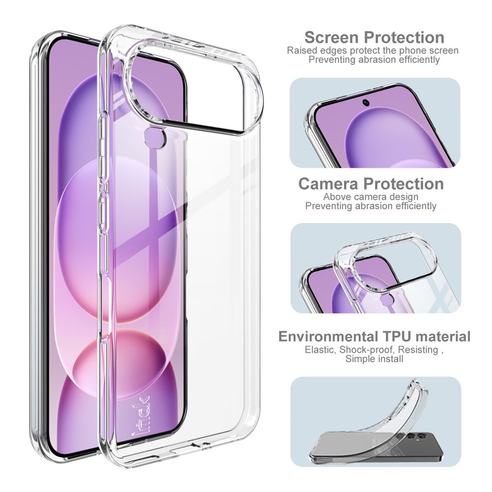 IMAK UX-10 Series For Honor Magic8 Pro Air 5G Phone Case Soft TPU Mobile Back Cover
