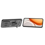 Kickstand Case for Honor Magic8 Lite 5G  /  X9d 5G  /  X70 5G PC + TPU Phone Protector with Lens Cover