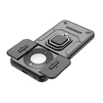 Kickstand Case for Honor Magic8 Lite 5G  /  X9d 5G  /  X70 5G PC + TPU Phone Protector with Lens Cover