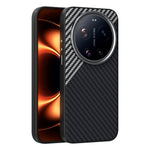 ABEEL-magnetisk cover til Xiaomi 17 Ultra 5G, bred kolfiberstruktureret mobilbagside