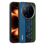 ABEEL For Xiaomi 17 Ultra 5G Magnetic Case Micro-Embossing 6D Printed PC TPU Aluminum Alloy Leather Phone Cover