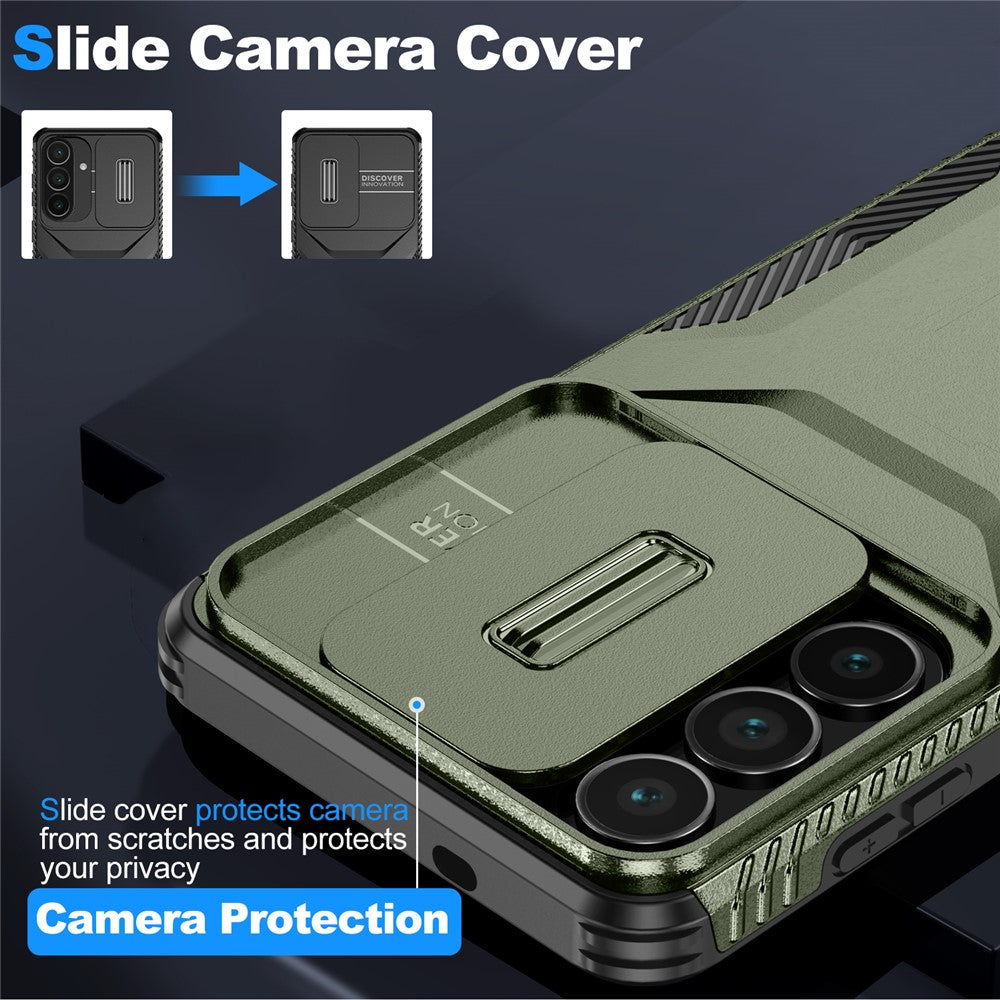 For Samsung Galaxy S26+ Case Camshield TPU + PC Phone Cover Non-Slip Side Edge