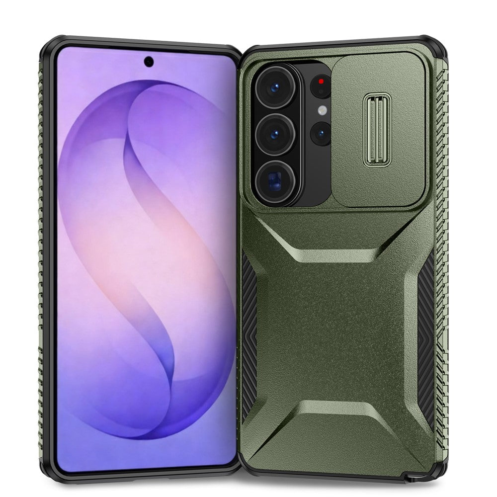 Samsung Galaxy S26 Ultra-skal Camshield TPU + PC-mobilskydd Halkfri sidokant