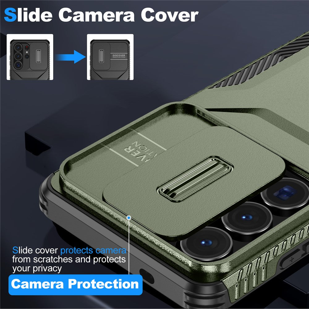 For Samsung Galaxy S26 Ultra Case Camshield TPU + PC Phone Cover Non-Slip Side Edge