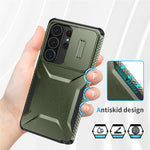 Samsung Galaxy S26 Ultra-skal Camshield TPU + PC-mobilskydd Halkfri sidokant
