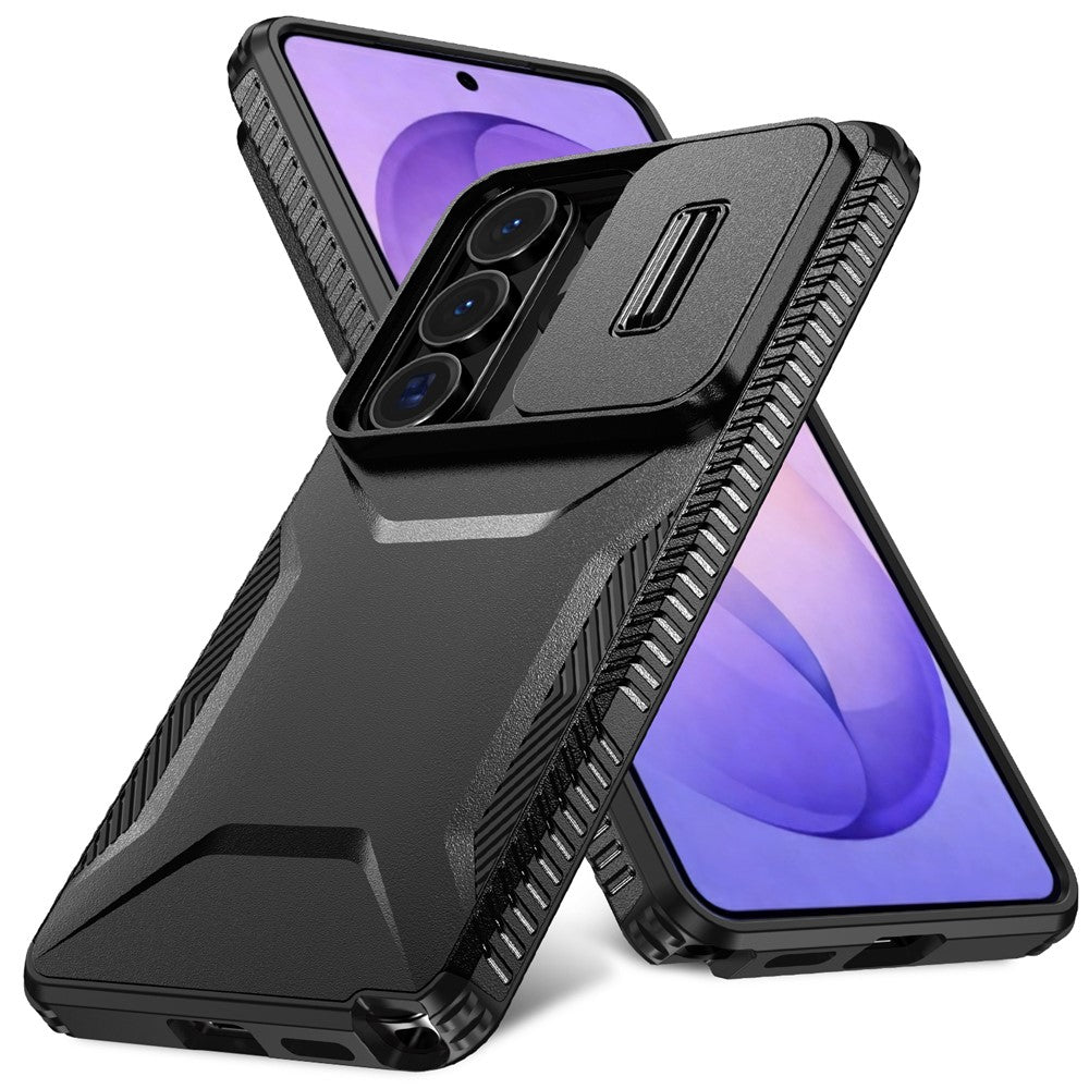 Samsung Galaxy S26 Ultra-skal Camshield TPU + PC-mobilskydd Halkfri sidokant